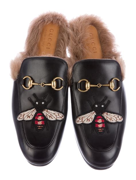 womens gucci princetown|Gucci princetown slipper fur.